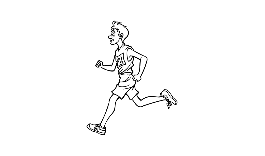 How to draw Running