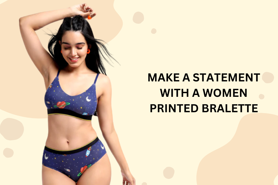 Make a Statement with a Women Printed Bralette