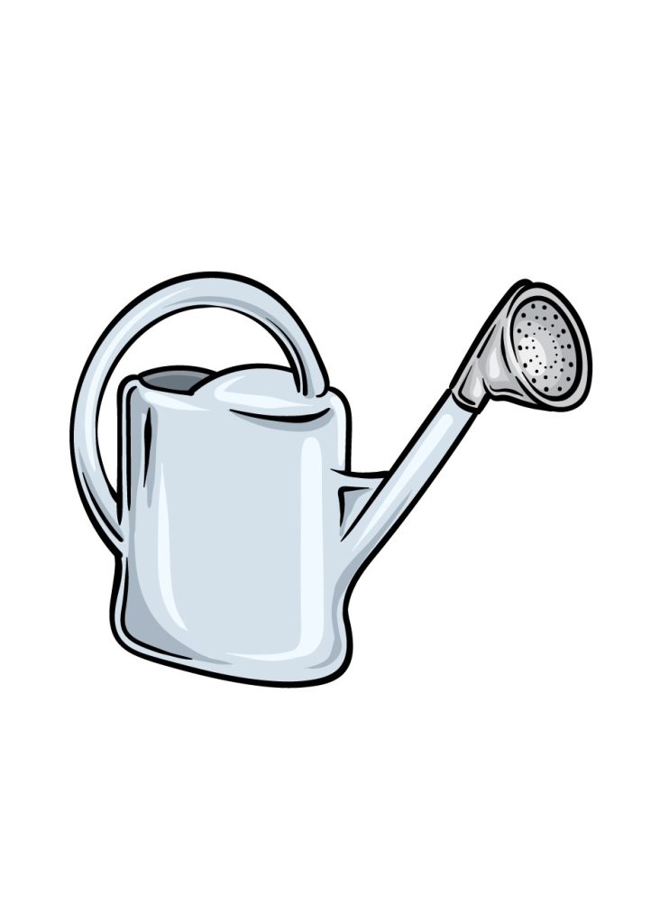 How To Draw A Watering Can